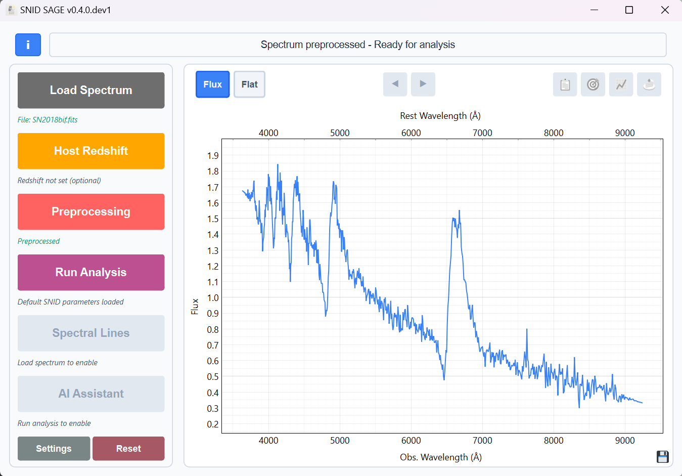 Quick Preprocessing - Flux